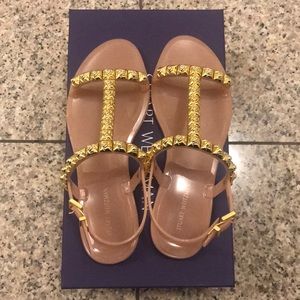 Stuart Weitzman Sandals Size 6, only worn ONCE!!